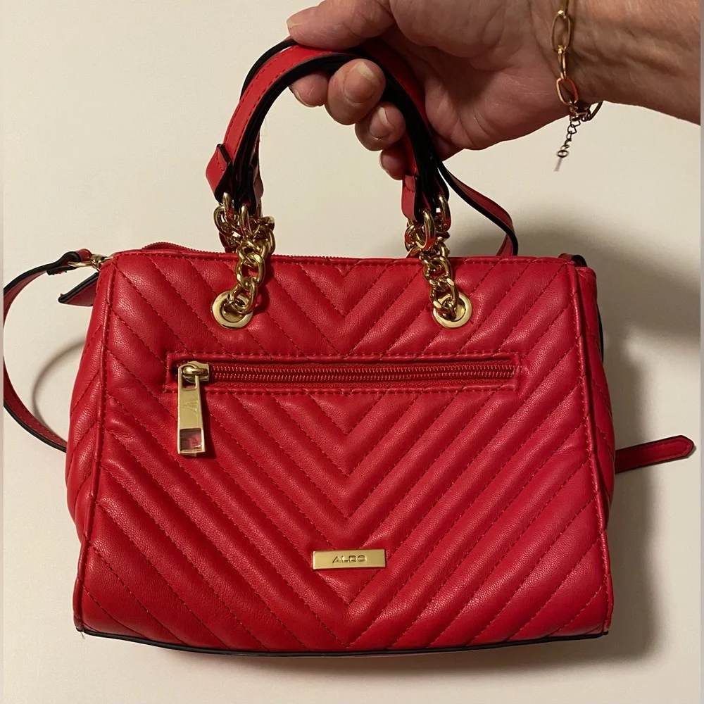 ALDO Red Purse - Picture 1 of 7